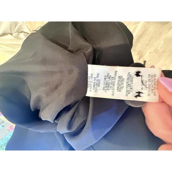 Helmut Lang Silk Mix Blazer with Lamb Leather Trim EUC - Picture 10 of 12